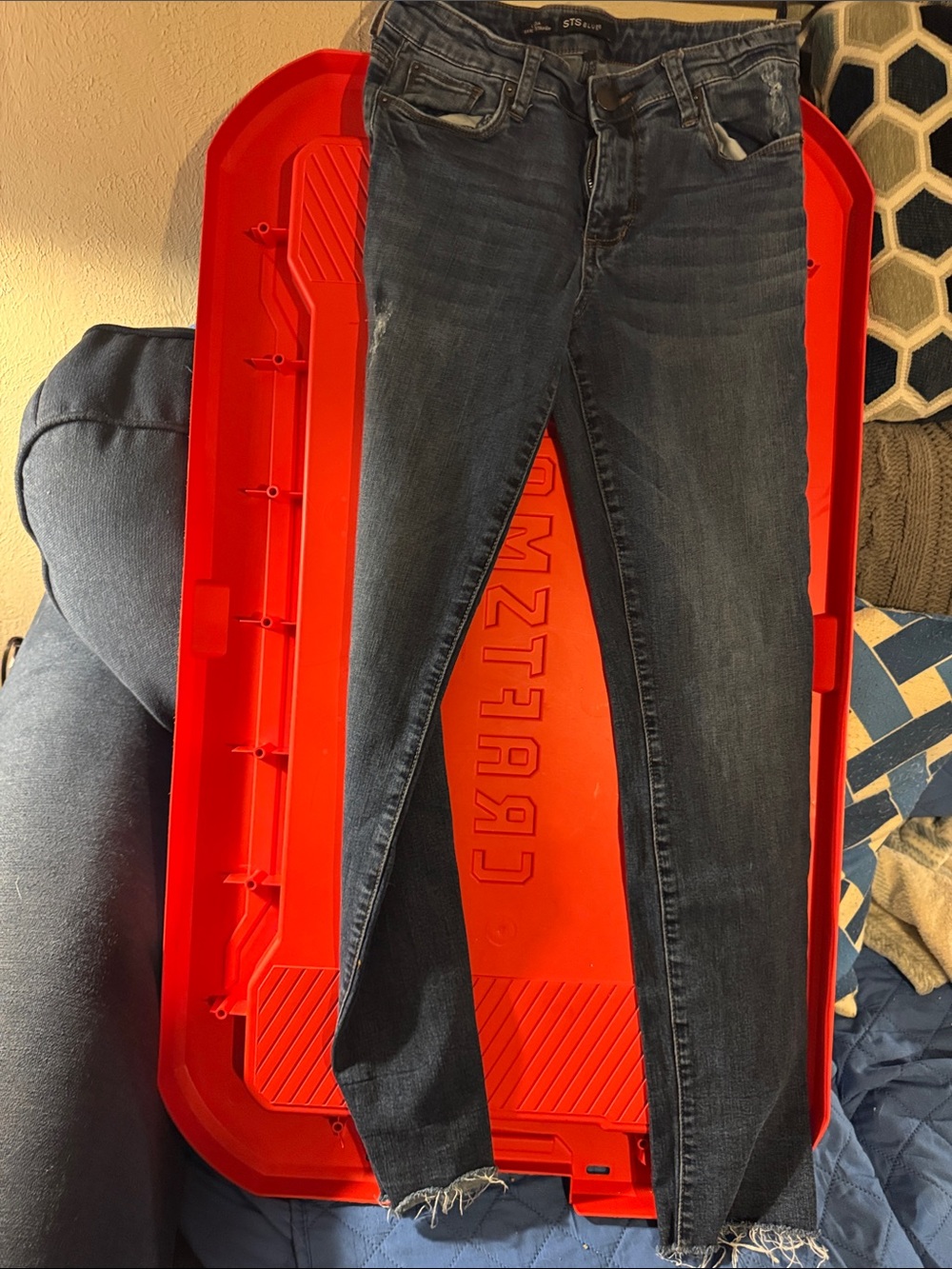STS Blue Boys Sz 27 Washed Black Skinny Jeans